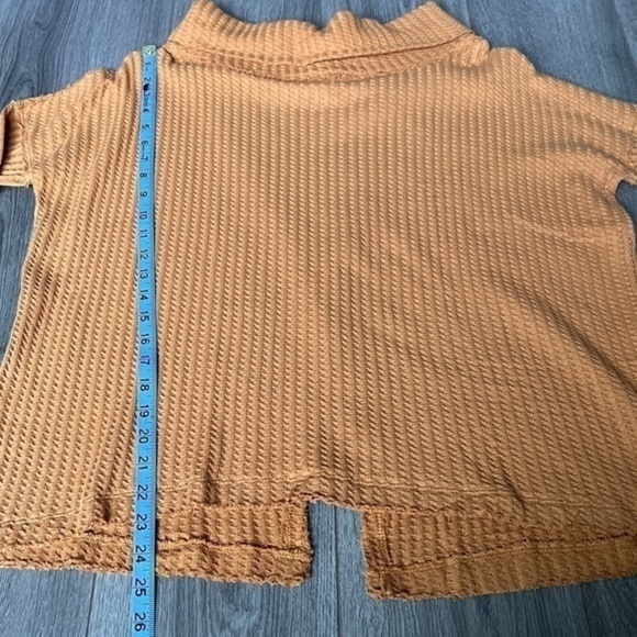 Free People Waffle Knit Surplice Back Top In Canyon Moon Size Extra Small - Picture 8 of 12